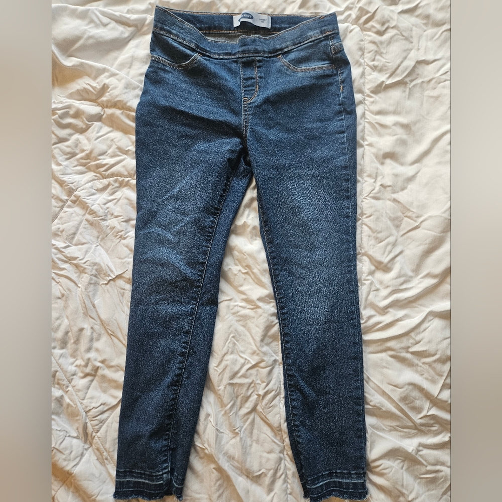 Classic Blue Girl's Jeggings. Size 14